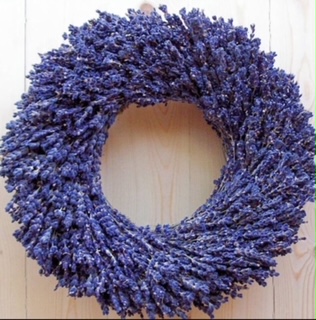 Lavender wreath